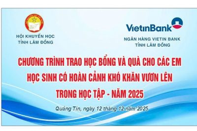 Chủ đề:  Quảng Tín chung tay chăm lo học sinh có hoàn cảnh khó khăn
