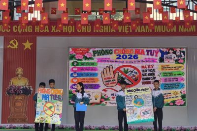 TUYÊN TRUYỀN PHÒNG, CHỐNG MA TÚY – CHUNG TAY XÂY DỰNG TRƯỜNG HỌC AN TOÀN, LÀNH MẠNH