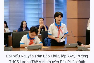 NGUYỄN TRẦN BẢO THỨC – CÔ HỌC TRÒ NHỎ CỦA TRƯỜNG THCS LƯƠNG THẾ VINH VINH DỰ, TỰ HÀO KHI ĐƯỢC CHỌN VIẾT THAM LUẬN ĐĂNG KỶ YẾU ĐẠI HỘI THI ĐUA YÊU NƯỚC NGÀNH GIÁO DỤC LẦN THỨ VIII-NĂM 2025